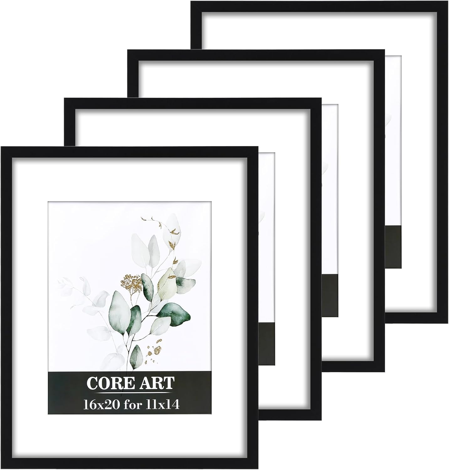 CORE ART 16x20 Frames 4 Pack for Stunning Wall Displays