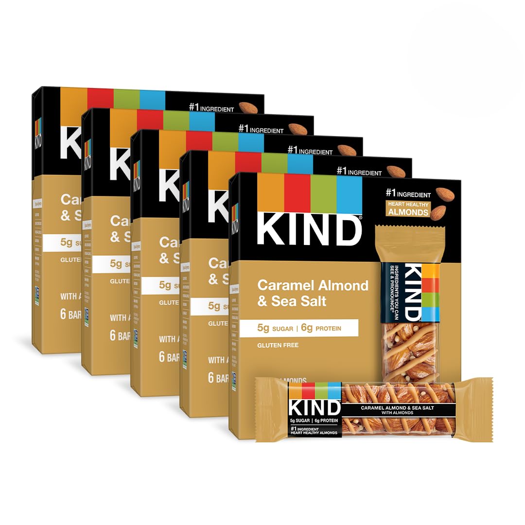 KIND Healthy Snack Bar Caramel Almond & Sea Salt 60 Bars
