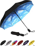 REPEL Windproof Travel Umbrella - Compact, Withstands Winds to 85MPH