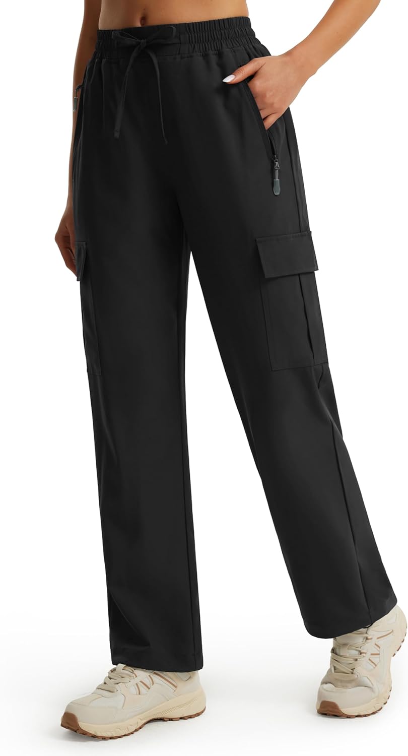 Libin Women's Hiking Pants Lightweight Quick Dry Cargo Pants