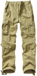 TRGPSG Women's Casual Combat Cargo Pants - Adjustable Fit & Multi