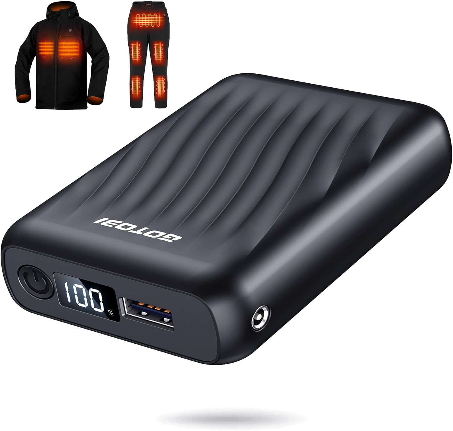 12V 18400mAh Heated Jacket Battery Pack for Ultimate Warmth