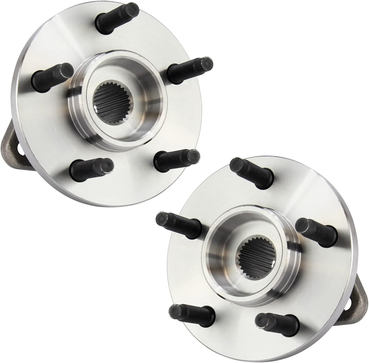 TRQ Front Wheel Bearing & Hub Assembly Set for Ford Ranger