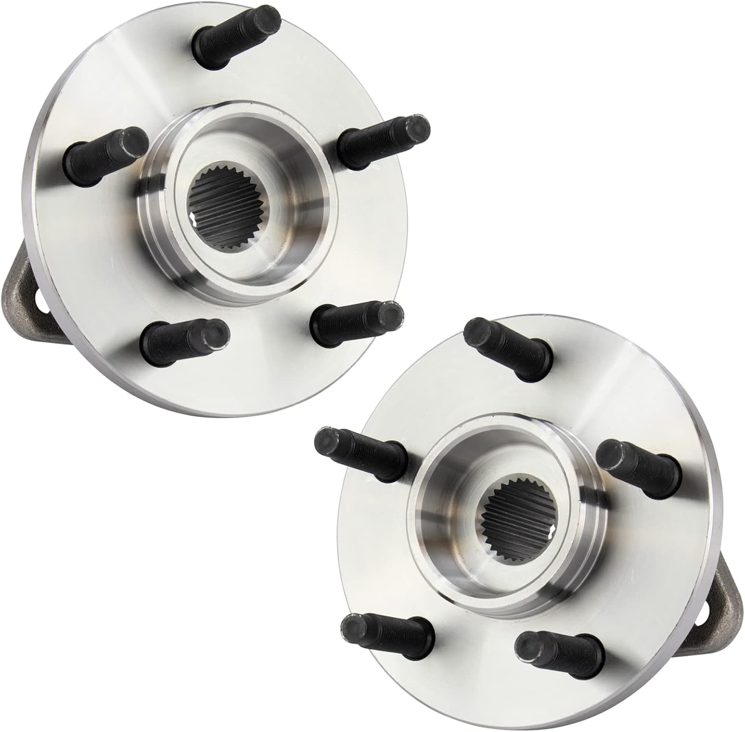 TRQ Front Wheel Bearing & Hub Assembly Set for Ford Ranger