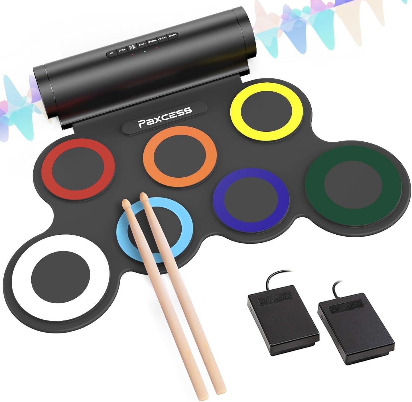 PAXCESS 1 Electronic Drum Set: Portable and Professional Kit