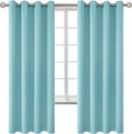 Blackout Curtains Grommet Thermal Insulated Panels - Baby Blue 55 x 69