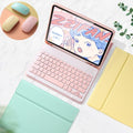 Color Keyboard Case for iPad 9.7 - Cute Detachable Bluetooth Combo