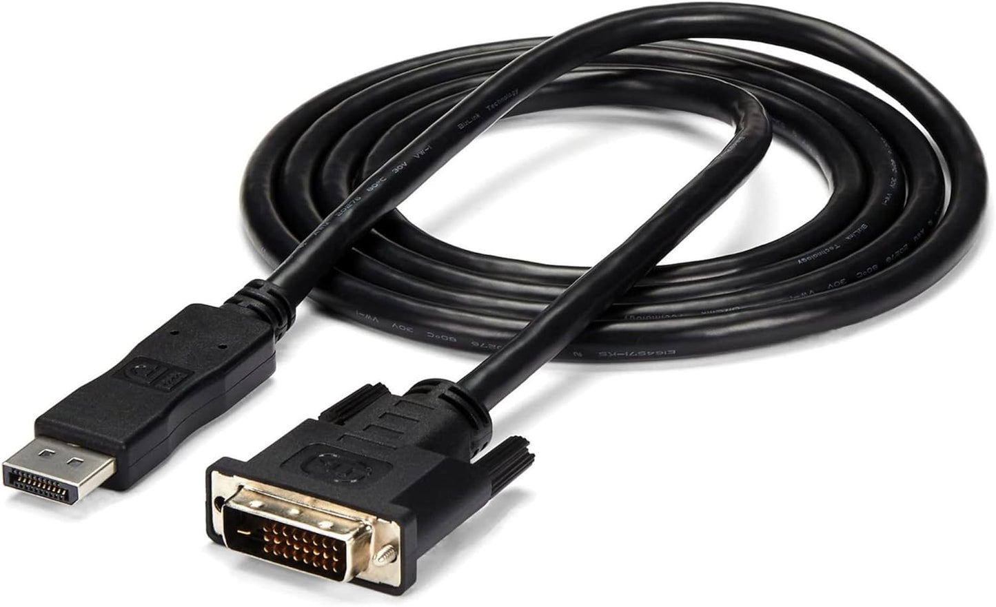 DisplayPort to DVI Cable 6ft for High-Quality Video Connections