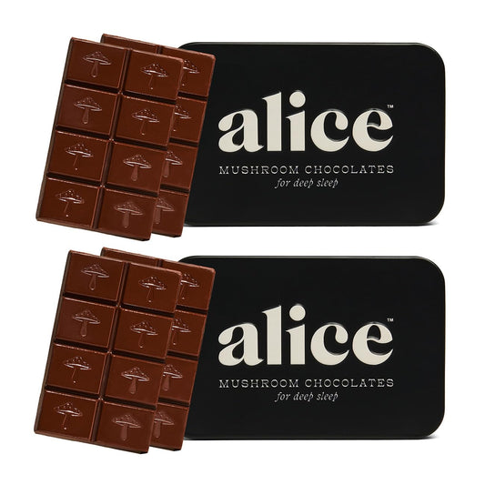 Nightcap 2-Pack Functional Mushroom Chocolates for Sleep Support