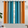 Yakamok Ombre Blackout Curtains for Full Room Darkening