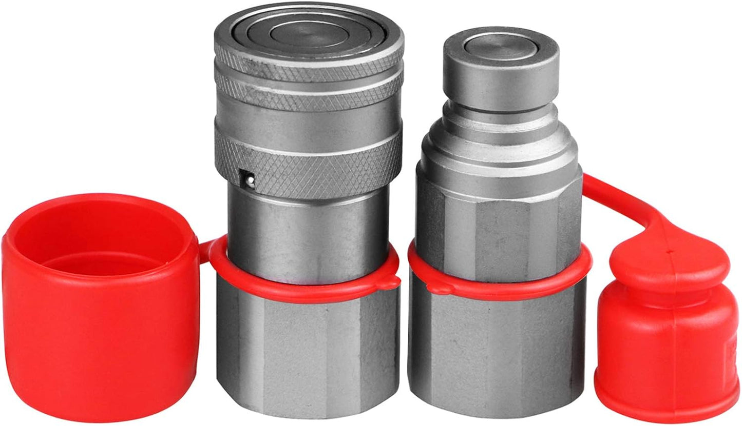 3/4 NPT Skid Steer Quick Connect Couplers for Bobcat & Kubota