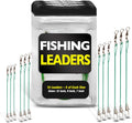 Fishing Leaders with Swivels Assortment - Durable Steel Leaders Pack