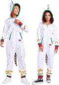 Tipsy Elves Christmas Onesies for Adults - Cozy Full-Zip Holiday this
