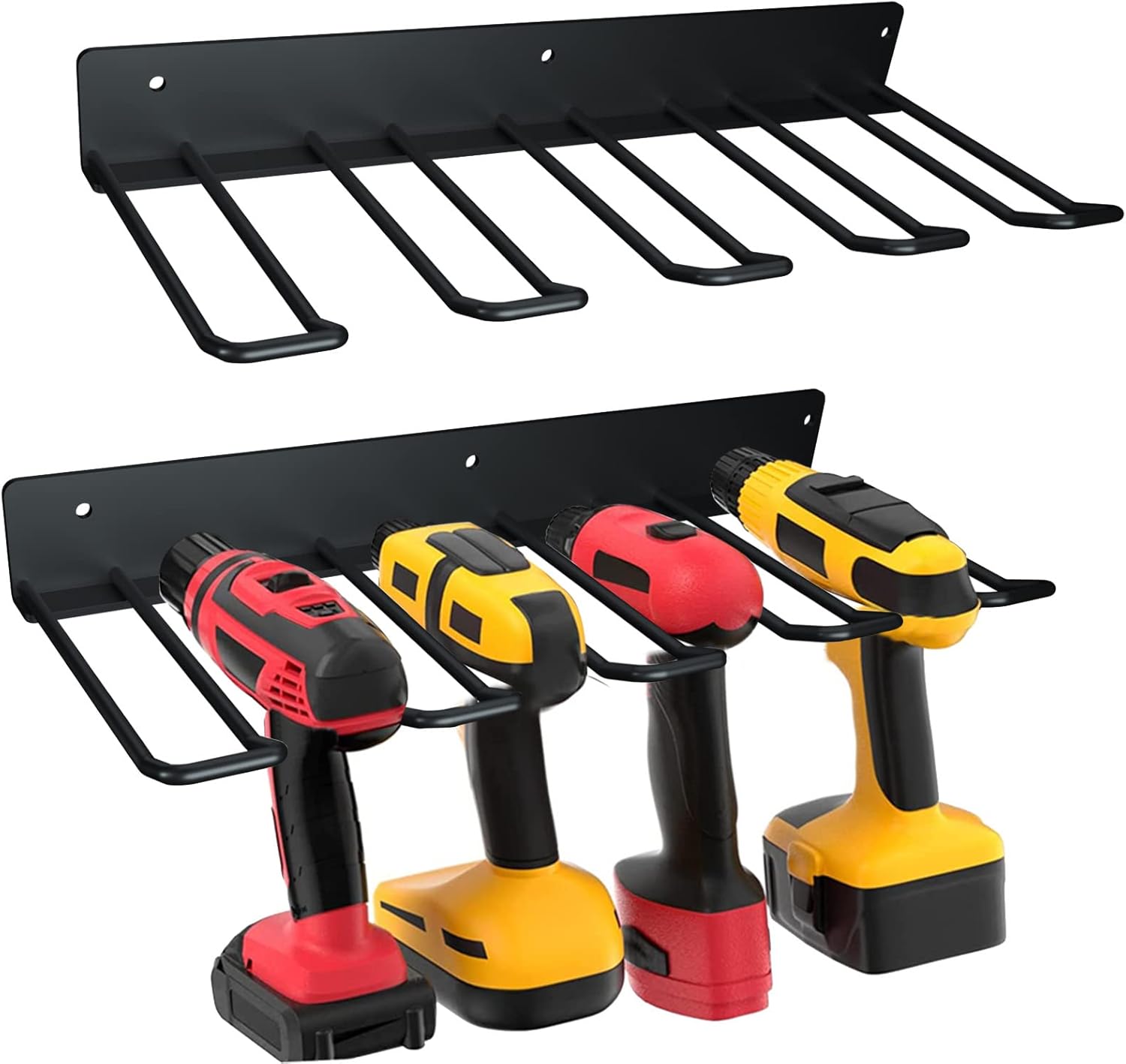 Space-Saving Drill Rack: Organize 4 Drills Easily!