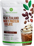 100% Grass Fed New Zealand Whey Protein Isolate, Iced Mocha - Clean
