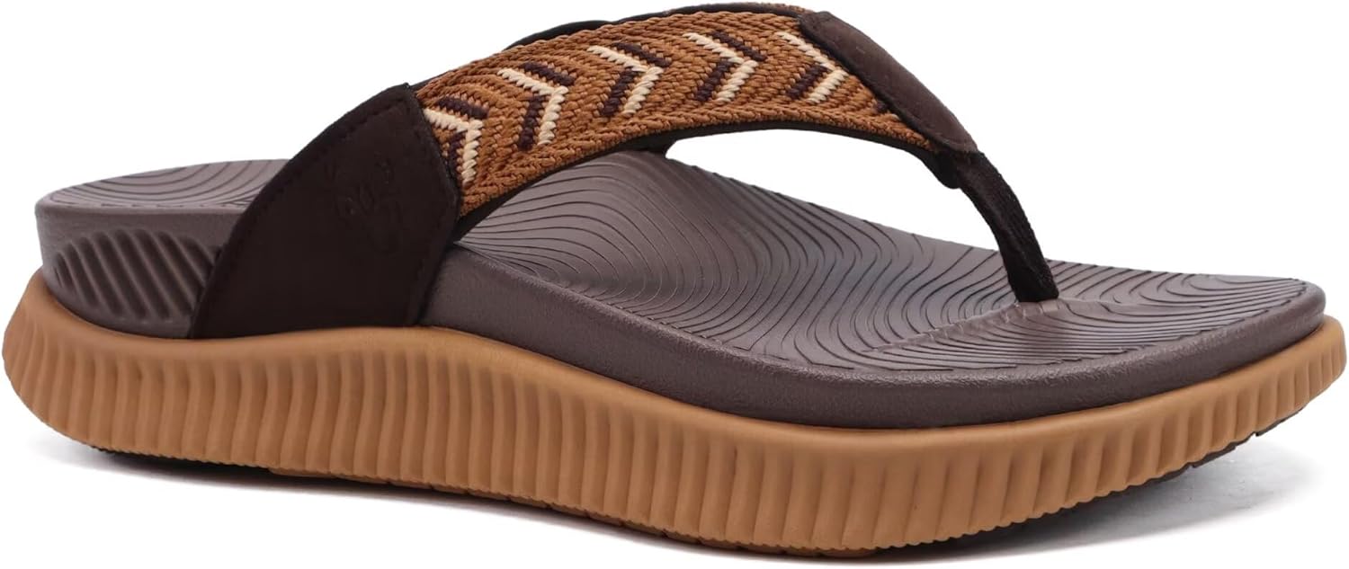 KuaiLu Womens Fashion Orthotic Flip Flops for Comfort and Style