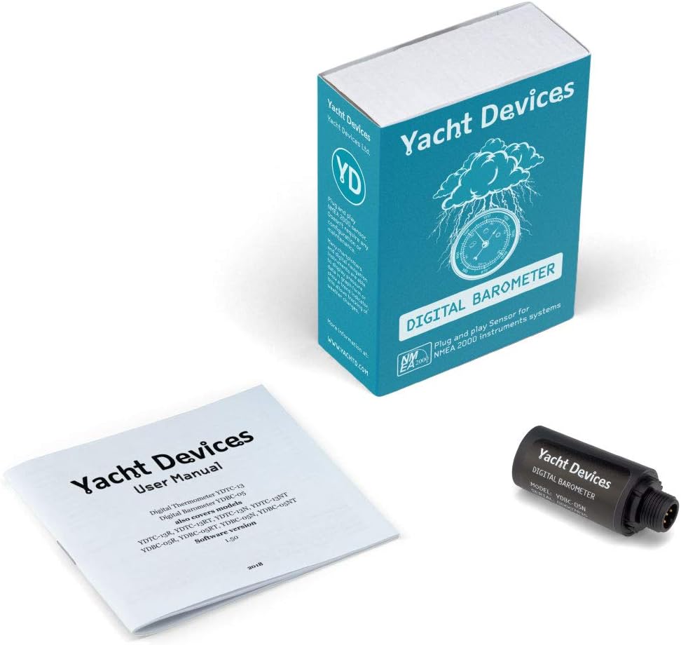 Yacht Devices Boat Digital Barometer for Yacht and Boat Network