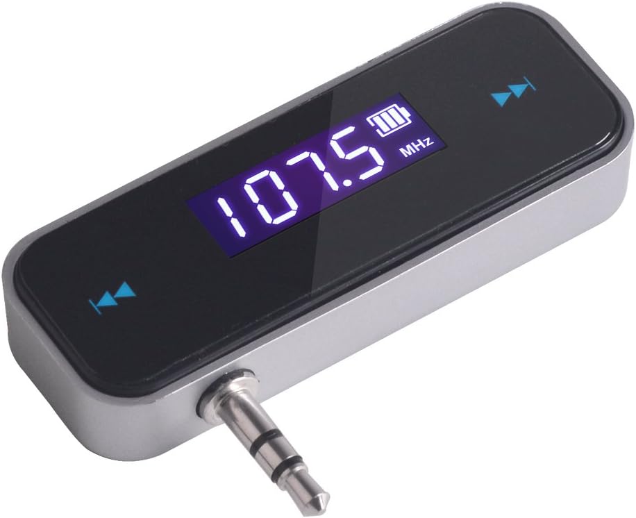 Wireless Car FM Transmitter for iPhone & Android