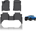 KELCSEECS Floor Mats for Ford Ranger SuperCrew Cab 2019-2023