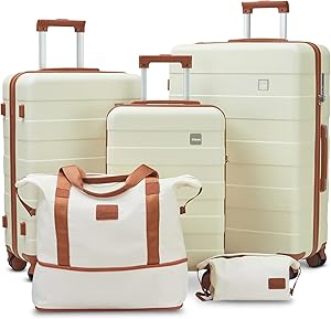imiomo 3 Piece Luggage Sets for Effortless Travel Convenience