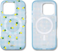 Sonix Phone Case for iPhone 16 Pro - 10ft Drop Tested Lemon Gingham