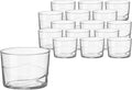 Bodega Swirl Rum Glasses - Set of 12 Stylish Tumblers