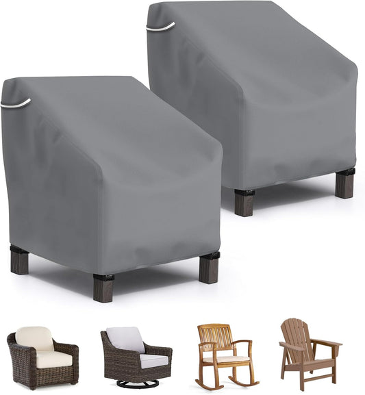 STARTWO Outdoor Chair Covers for Swivel Rocking Chairs 2 Pack