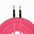 COLUBER CABLE 1/4ft TS Male to 1/4ft TS Male - 150 ft Pink - Pro Audio