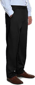 Pembrook Mens Elastic Waist Pants for Seniors - Relax Fit Elastic