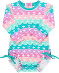 RuffleButts Baby Girls Long Sleeve Rash Guard Swimsuit Review