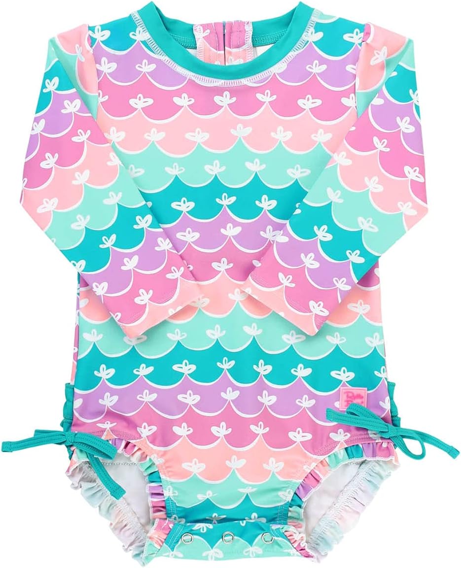 RuffleButts Baby Girls Long Sleeve Rash Guard Swimsuit Review