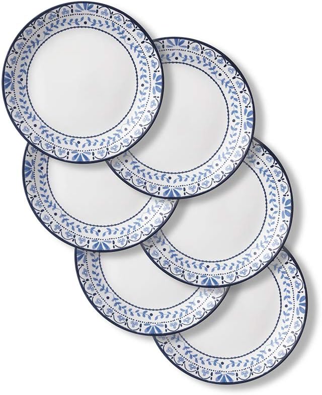 Corelle Vitrelle Salad Plates Set for Stylish Dining Needs