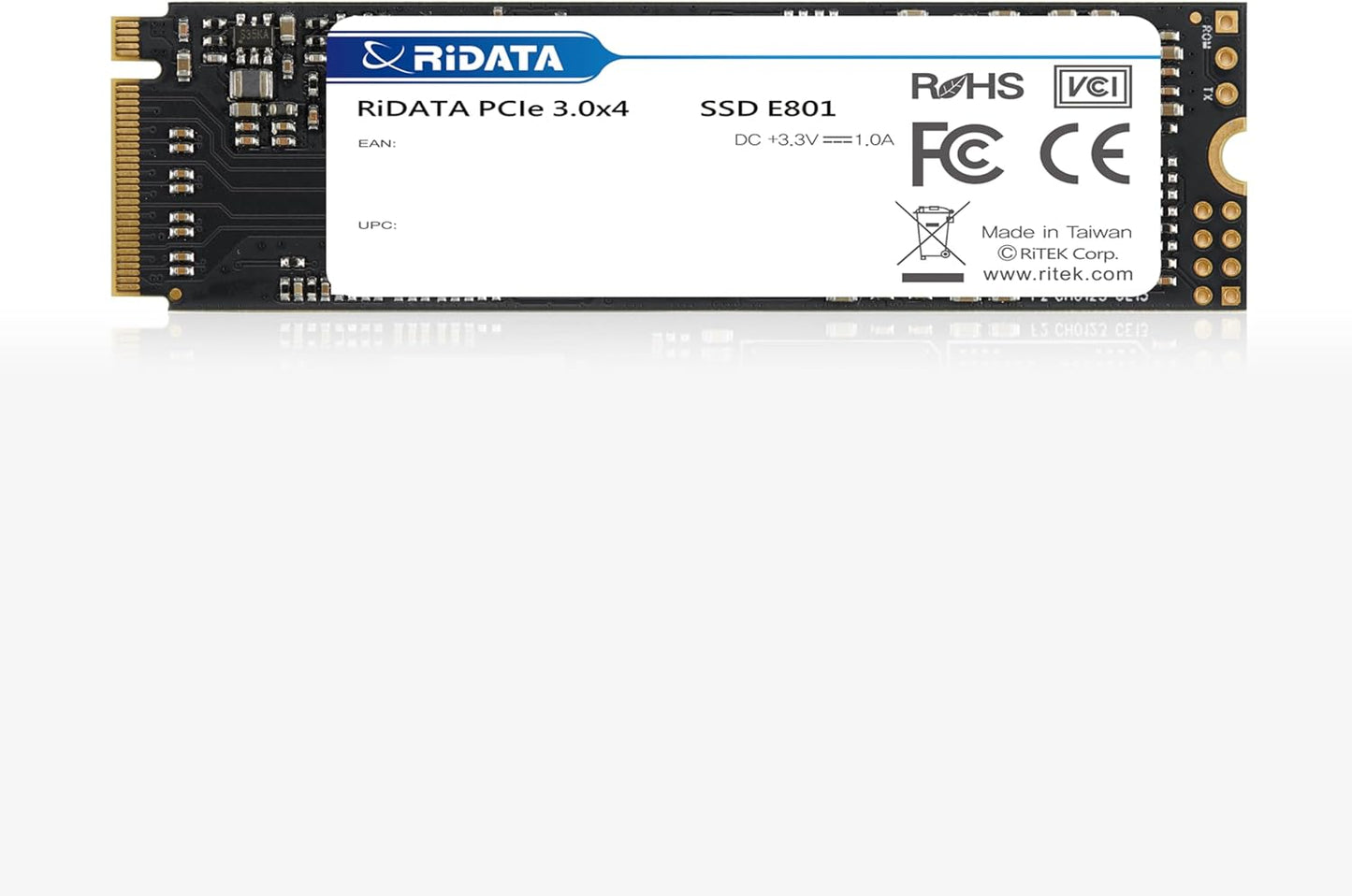 E801 1TB NVMe M.2 PCIe Gen3x4 SSD with High-Speed Performance
