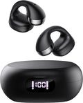 Open Ear Headphones Clip On Earbuds - Comfortable 30H Playtime