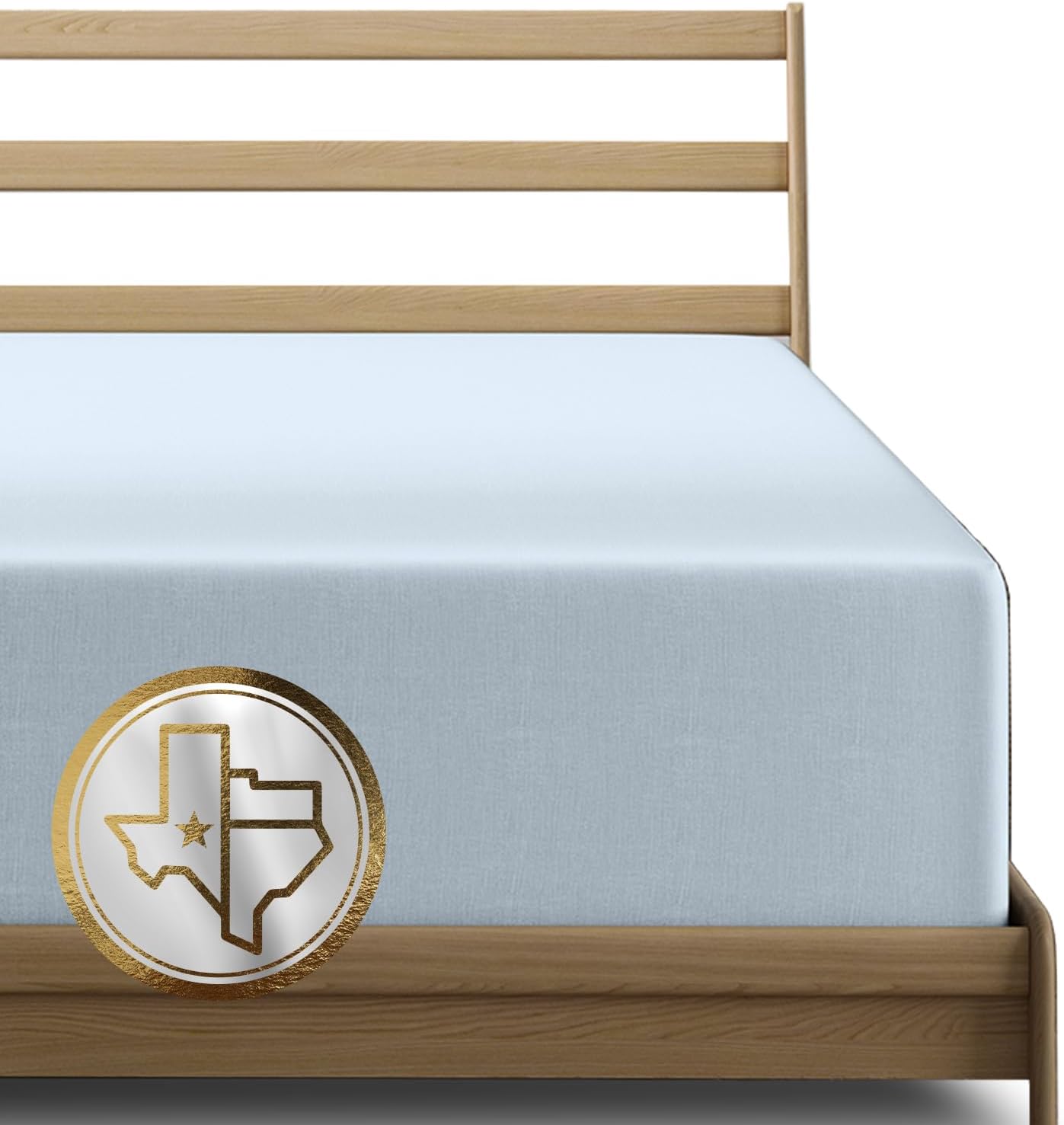100% Egyptian Cotton Fitted Sheet Queen Size - Luxury Comfort