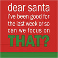 Christmas Cocktail Napkins: 'Dear Santa, I've Been Good.' Festive Paper Design - Pack of 40