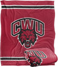 Central Washington University Silky Touch 60in x 80in Throw Blanket