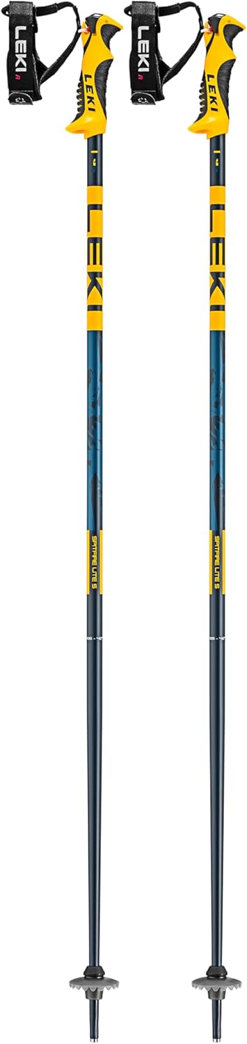 LEKI Kids Spitfire Lite S Ski Poles - Lightweight for Alpine Skiing