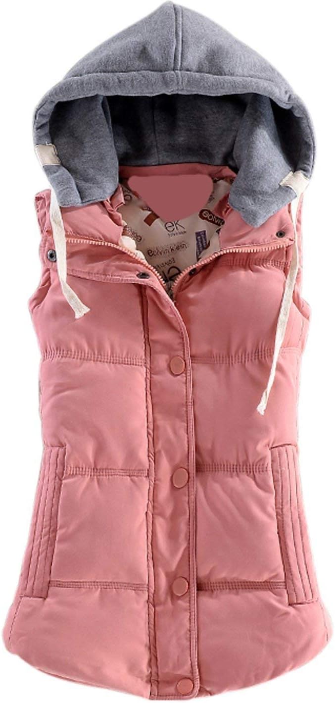 Yeokou Women's Slim Sleeveless Quilted Winter Puffer Vest