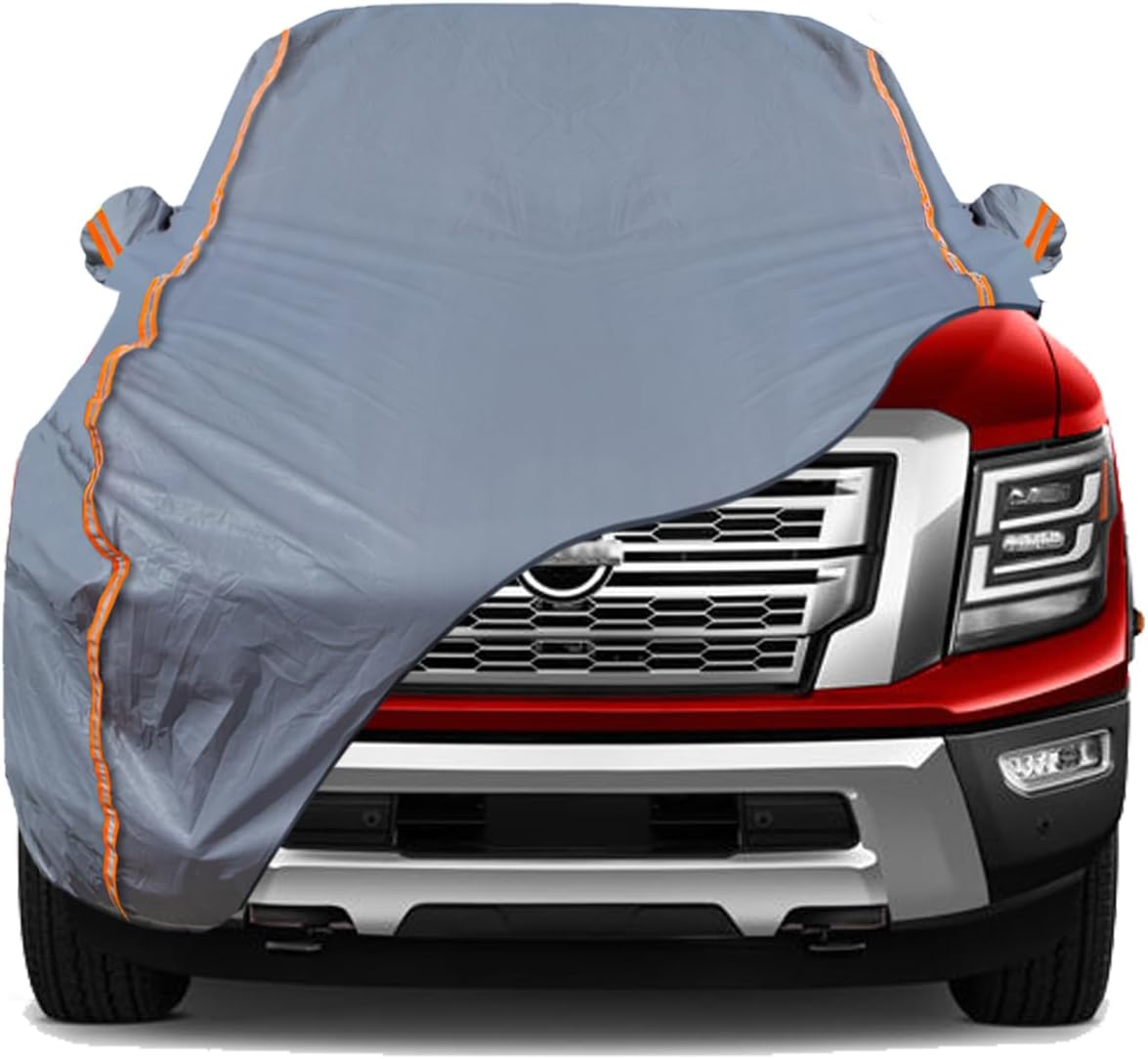 TUCAREST 6-Layers PEVA Full Car Cover for Pickup and SUV