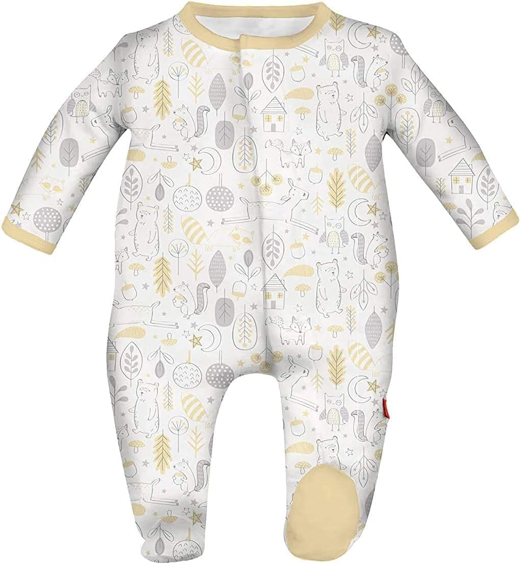 Magnetic Me Footie Pajamas Soft Modal Baby Sleepwear for All