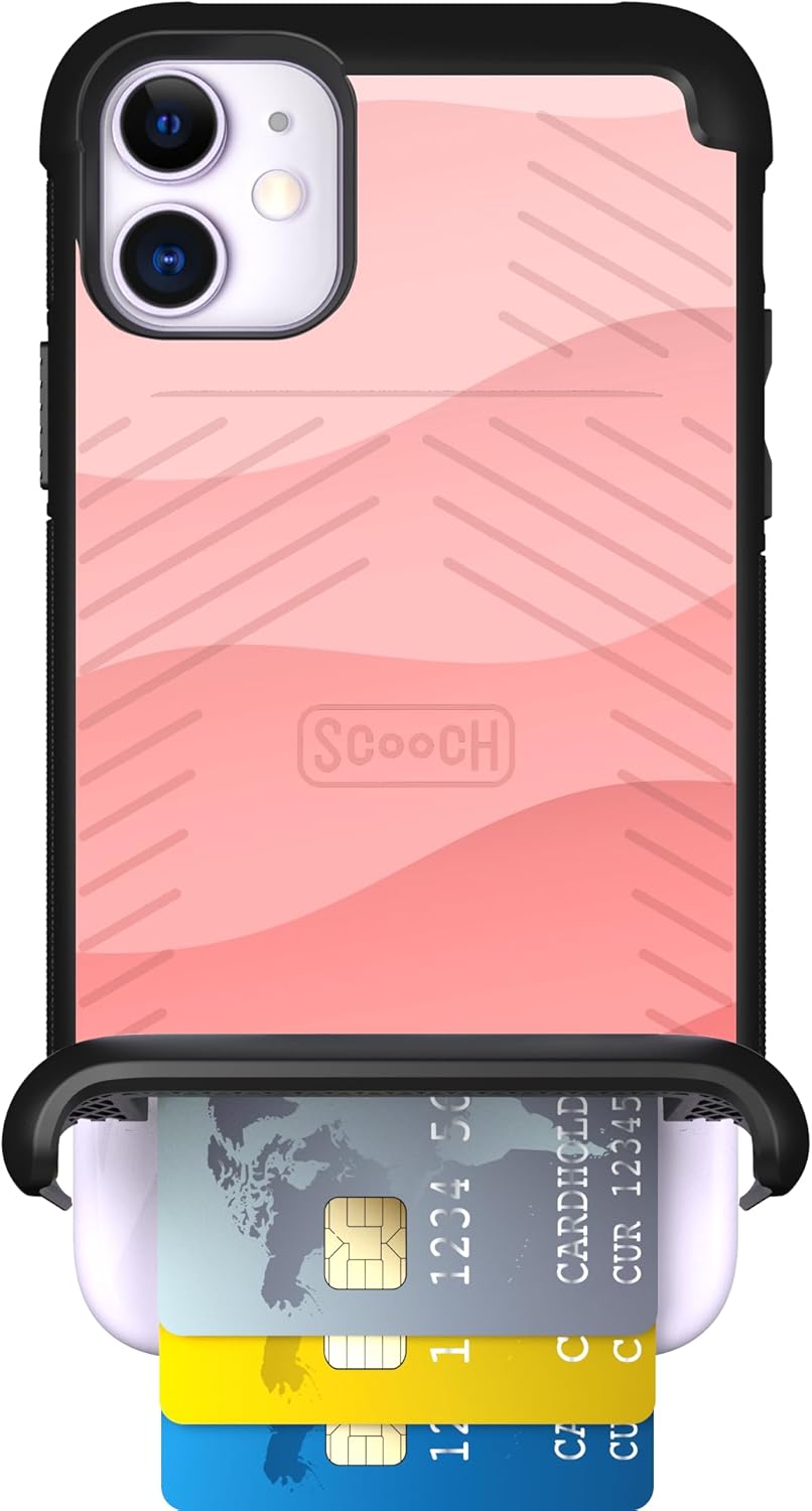 Scooch iPhone 11 Case with Card Holder and 10-Foot Drop Protection
