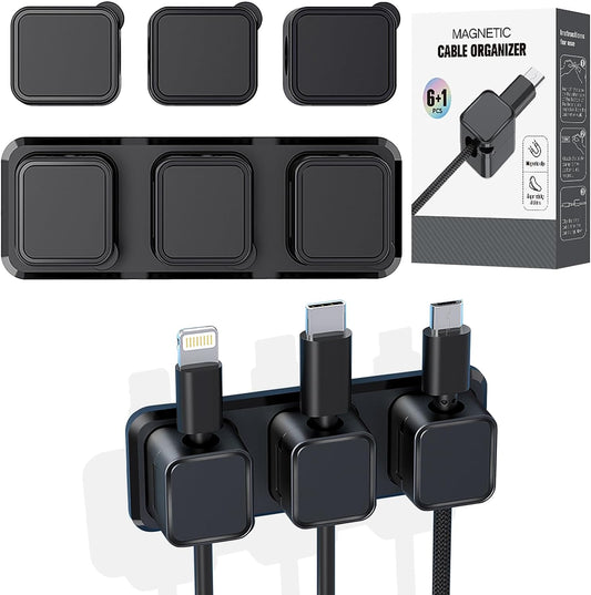 HexaHive Magnetic Cable Clips - Tidy Wires Fast!