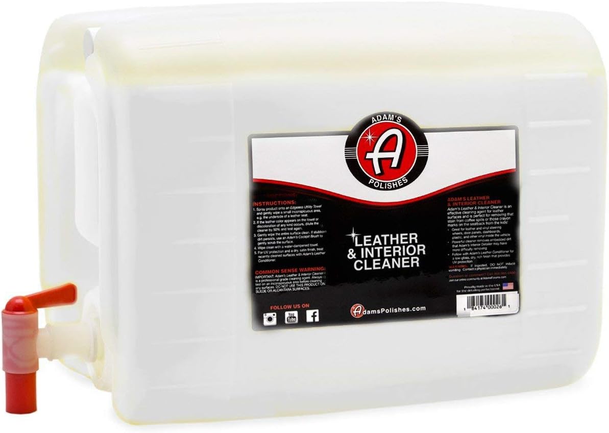 Adam's Polishes Leather & Interior Cleaner for Deep Cleaning