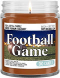 Football Game Scented Candle - Smells Grass & Night Air (8oz)