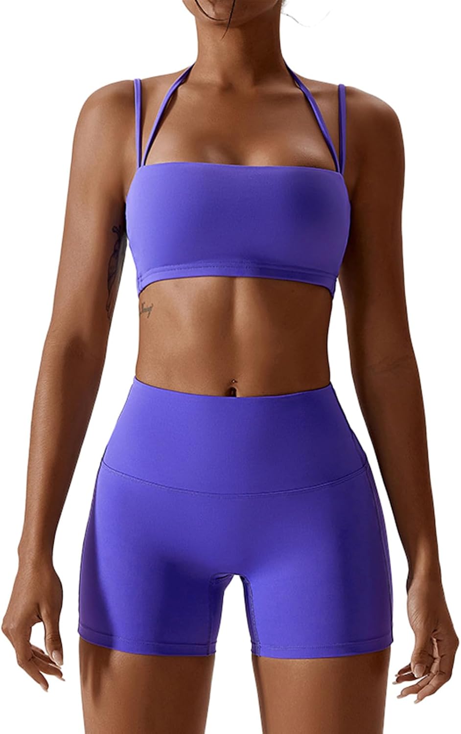 IMEKIS Women's Workout Sets: Stylish Yoga Outfit for Fitness