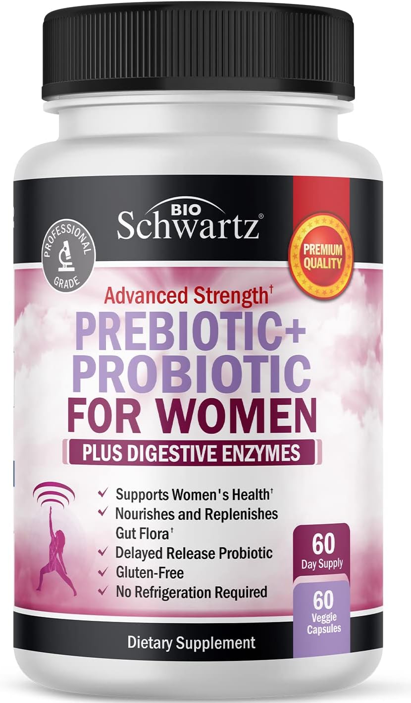 Prebiotics and Probiotics for Women - Gut Health Support