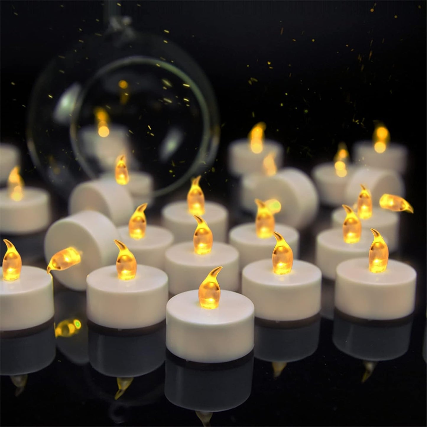 Battery Operated Tealight Candles for Safe Home Decor