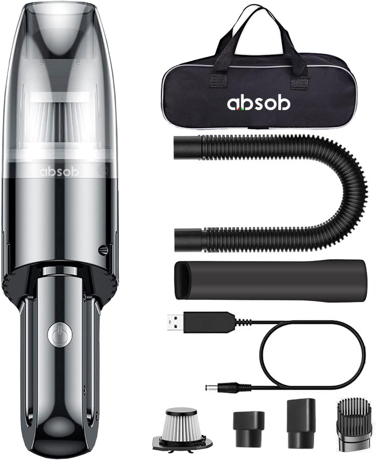 Powerful Cordless Handheld Vacuum - Rechargeable & Lightweight