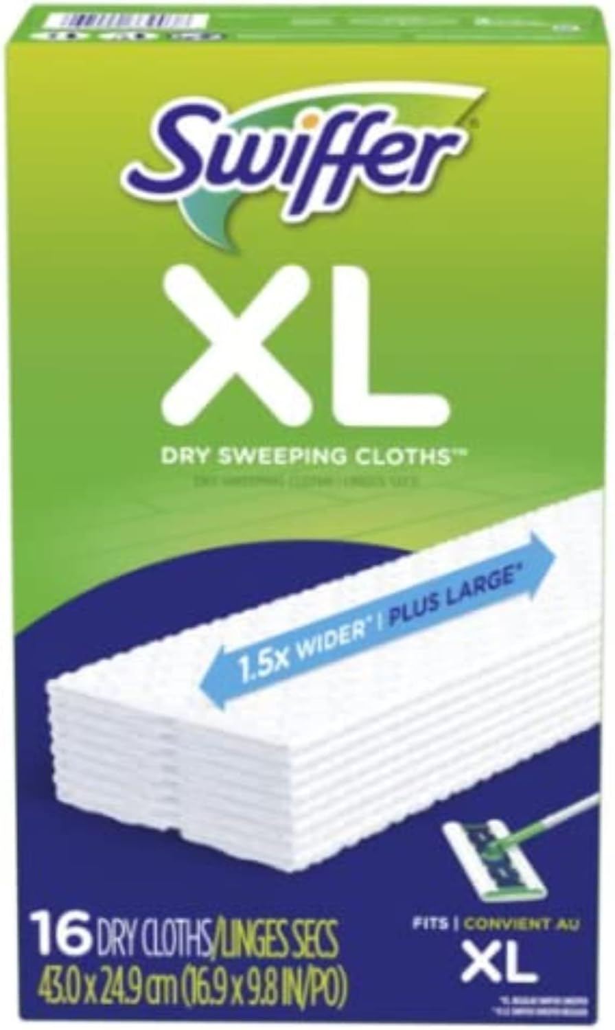 Swiffer Sweeper X-Large Disposable Cloths for Easy Cleaning